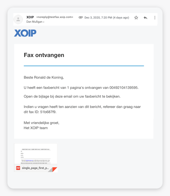 Online faxen versturen en ontvangen